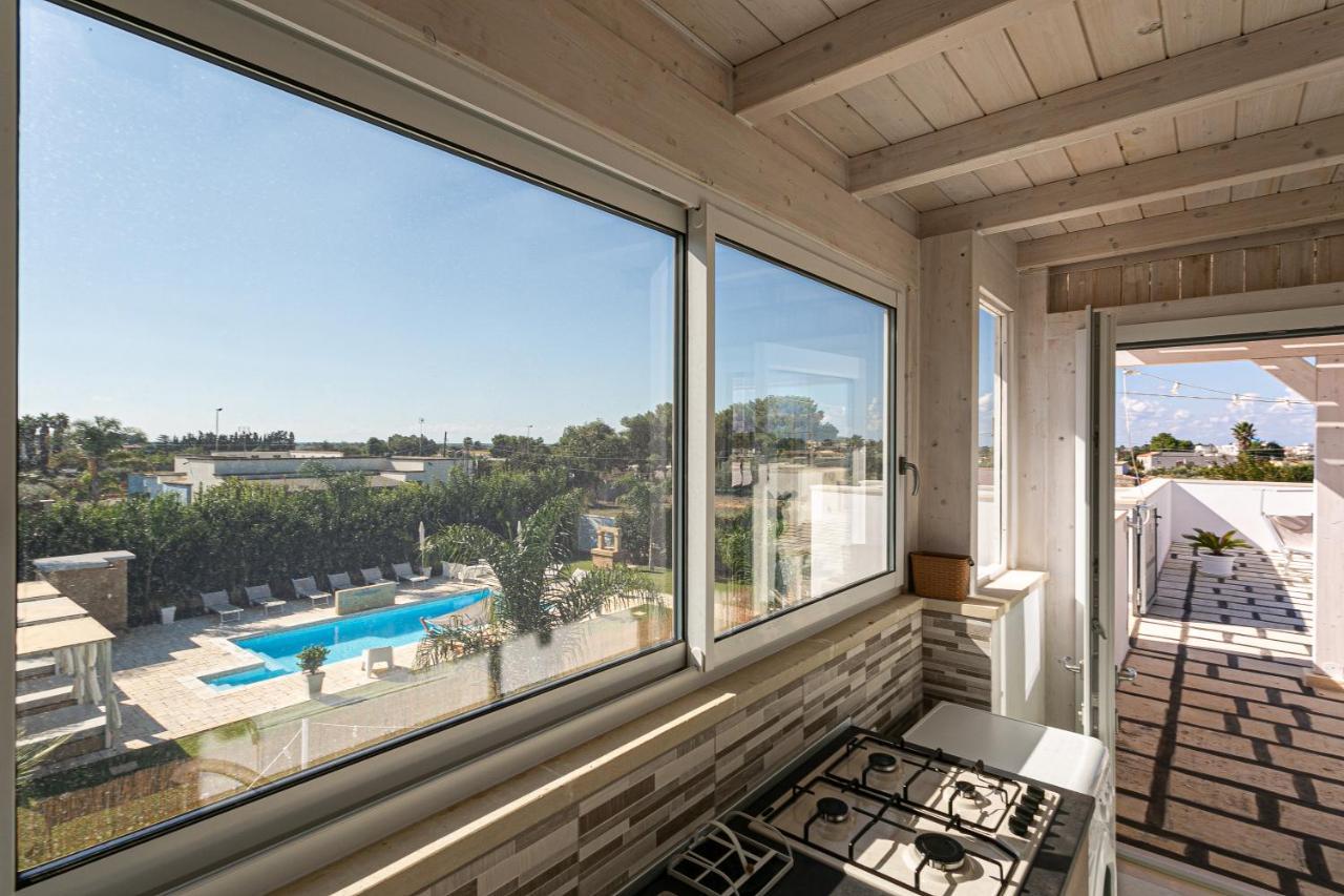 Resort Almaredamarra Con Piscina E Idromassaggio Sul Mare Torre San Giovanni Ugento Eksteriør bilde